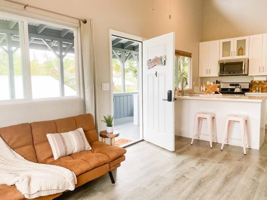 Hibiscus Hale, Full Kitchen, King Bed, Parking Keaau Exterior foto